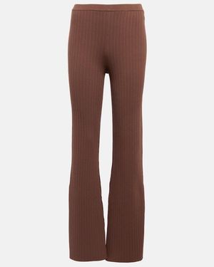 SIR. Sylvie Ribbed Pants - Brown