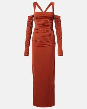 SIR. Rosseli Gathered Jersey Maxi Dress