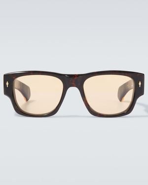 Jacques Marie Mage Dino Square Sunglasses - Brown