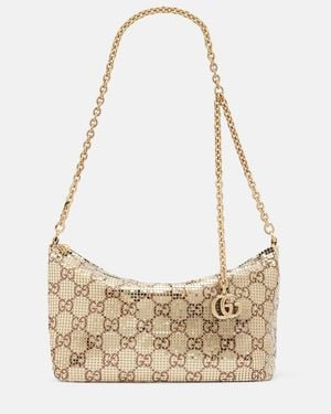 Gucci Gg Mini Metallic Mesh Shoulder Bag