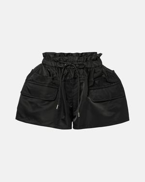 Sacai Technical Twill Shorts - Black