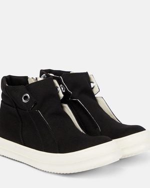 Rick Owens Dunk Denim High-Top Trainers - Black