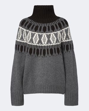 arch4 Pullover Whistler Aus Kaschmir - Schwarz