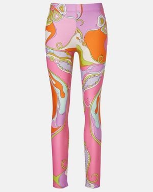 PUCCI Orchidee Leggings - Pink