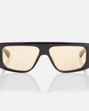 Jacques Marie Mage Eckige Sonnenbrille Cliff - Braun