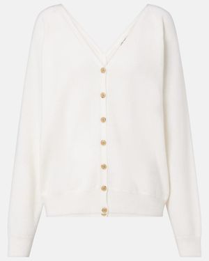 Lisa Yang Cardigan Jiani Aus Kaschmir - Weiß