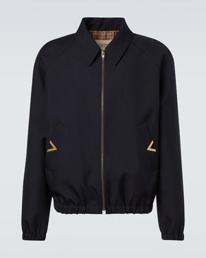 Valentino Vgold Blouson Jacket - Blue