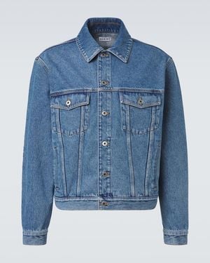 Loewe Anagram Denim Jacket - Blue
