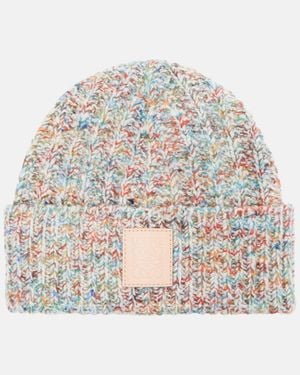 Loewe Logo Wool And Cashmere-Blend Beanie - Multicolour