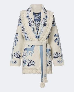 Alanui Cardigan Island Roots Foulard - Blau