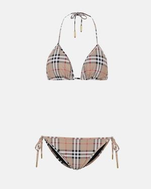 Burberry Bikini Check - Weiß