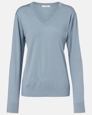 The Row Pullover Naius Aus Wolle - Blau