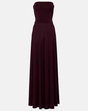 Alaïa Jersey Jumpsuit - Purple