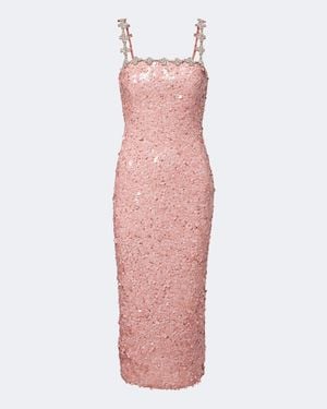 Rachel Gilbert Karter Embellished Bustier Dress - Pink