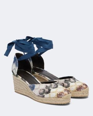 Missoni Sandali Con Zeppa Eva - Blu
