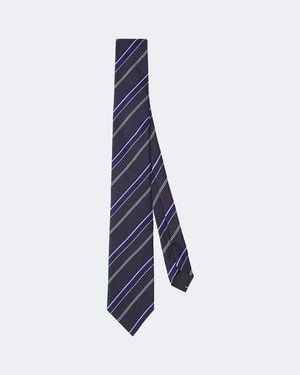 Tom Ford Striped Silk Tie - Blue
