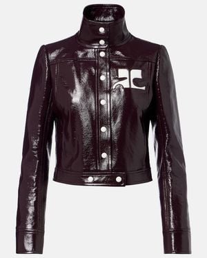 Courreges Chaqueta Reedition Con Logo - Azul