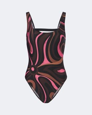 PUCCI Marmo Swimsuit - Red