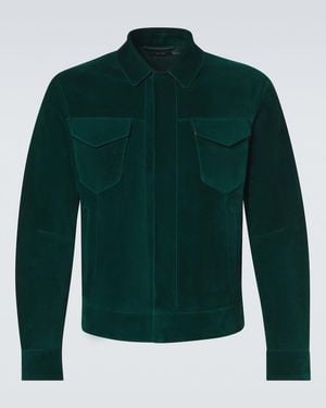 Tom Ford Suede Jacket - Green