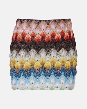 Missoni Lame Miniskirt - Blue