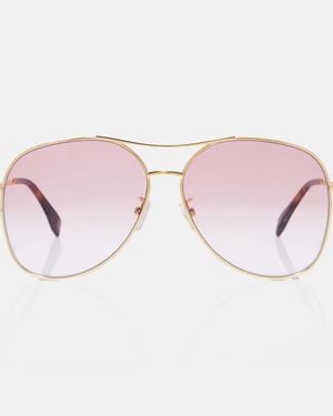 Fendi Graphy Aviator Sunglasses - Pink