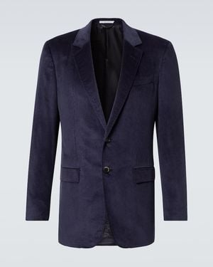 Gabriela Hearst Cotton Corduroy Blazer - Blue