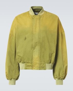 JW Anderson Cotton Bomber Jacket - Green