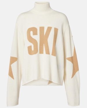 Goldbergh Rollkragenpullover Aus Einem Wollgemisch - Weiß