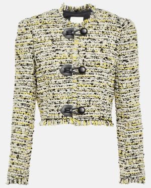 Isabel Marant Stretch Tweed Blazer - Green