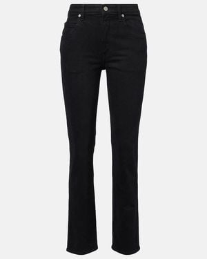 KHAITE Viv Slim Jeans - Black