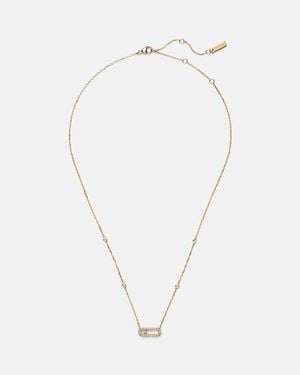 Messika Halskette Move Uno Aus 18Kt Gelbgold Mit Diamanten - Mettallic