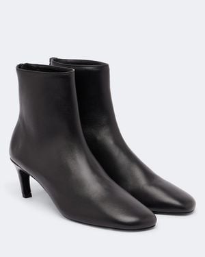 TOTEME Ankle Boots Aus Leder - Schwarz