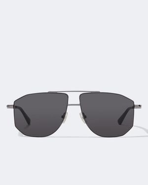 Bottega Veneta Aviator Sunglasses - Gray