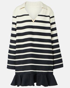 Valentino Crepe Couture Dress - Black
