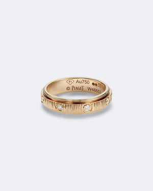Piaget Ring Possession Decor Palace Aus 18Kt Rosegold Mit Diamanten - Weiß