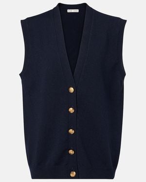 Blazé Milano Highland Wool And Cashmere Vest - Blue
