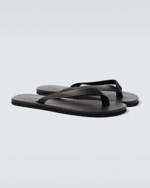 AURALEE Sandalen Aus Leder - Schwarz