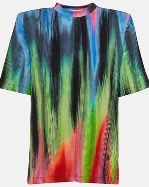 The Attico Bella Cotton Jersey T-Shirt - Multicolour