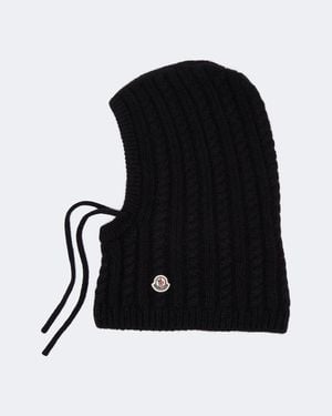 Moncler Balaclava Aus Einem Alpaka- Und Wollgemisch - Schwarz
