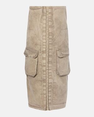 Y. Project Velcro Cotton Cargo Skirt - Natural
