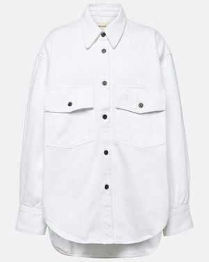 KHAITE Mahmet Denim Shirt - White