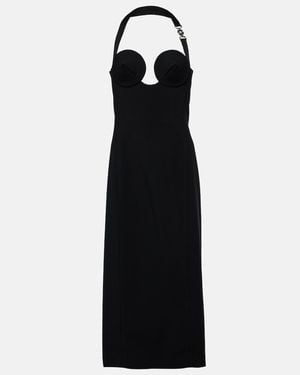 Versace Medusa '95 Halterneck Midi Dress - Black