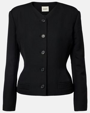 KHAITE Nara Wool Jacket - Black