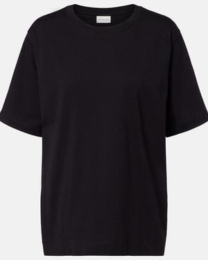 Dries Van Noten Cotton Jersey T-Shirt - Black