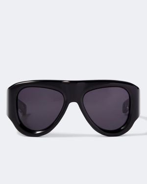 Jacques Marie Mage Barclay Aviator Sunglasses - Blue