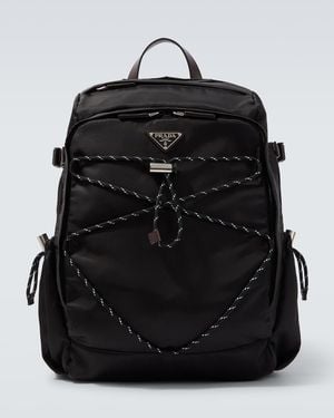 Prada Rucksack Speedrock Aus Re-Nylon - Schwarz