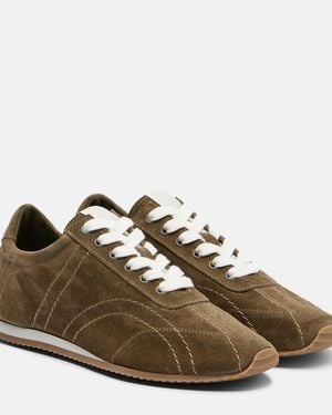TOTEME Suede Sneakers - Brown