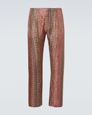 Etro Paisley Print Trousers - Multicolour