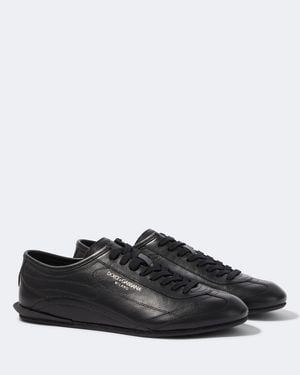Dolce & Gabbana Sneakers Aus Leder - Schwarz