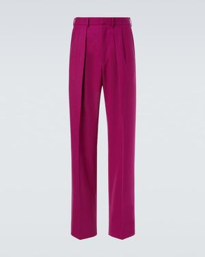 Tom Ford Anzughose Aus Woll-Twill - Pink